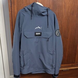 DOPE Men's Gray Ski Jacket